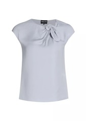 Armani Silk Knoted Top