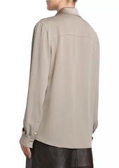 Armani Silk Paneled Blouse