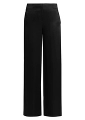 Armani Silk Straight-Leg Pants