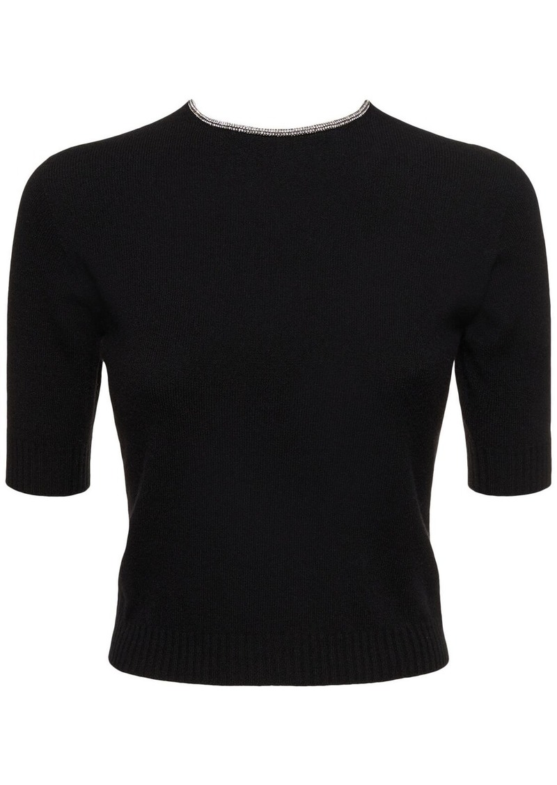 Armani Single Jersey Embellished Top