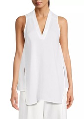 Armani Sleeveless Linen Blouse