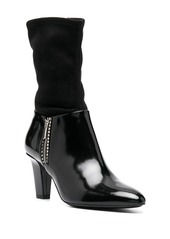 Armani sock ankle boots