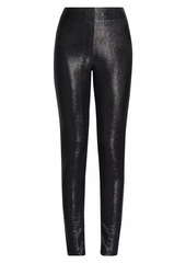 Armani Sparkle High-Waisted Skinny Pants