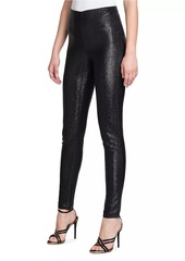 Armani Sparkle High-Waisted Skinny Pants