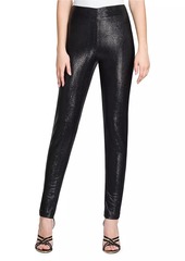 Armani Sparkle High-Waisted Skinny Pants