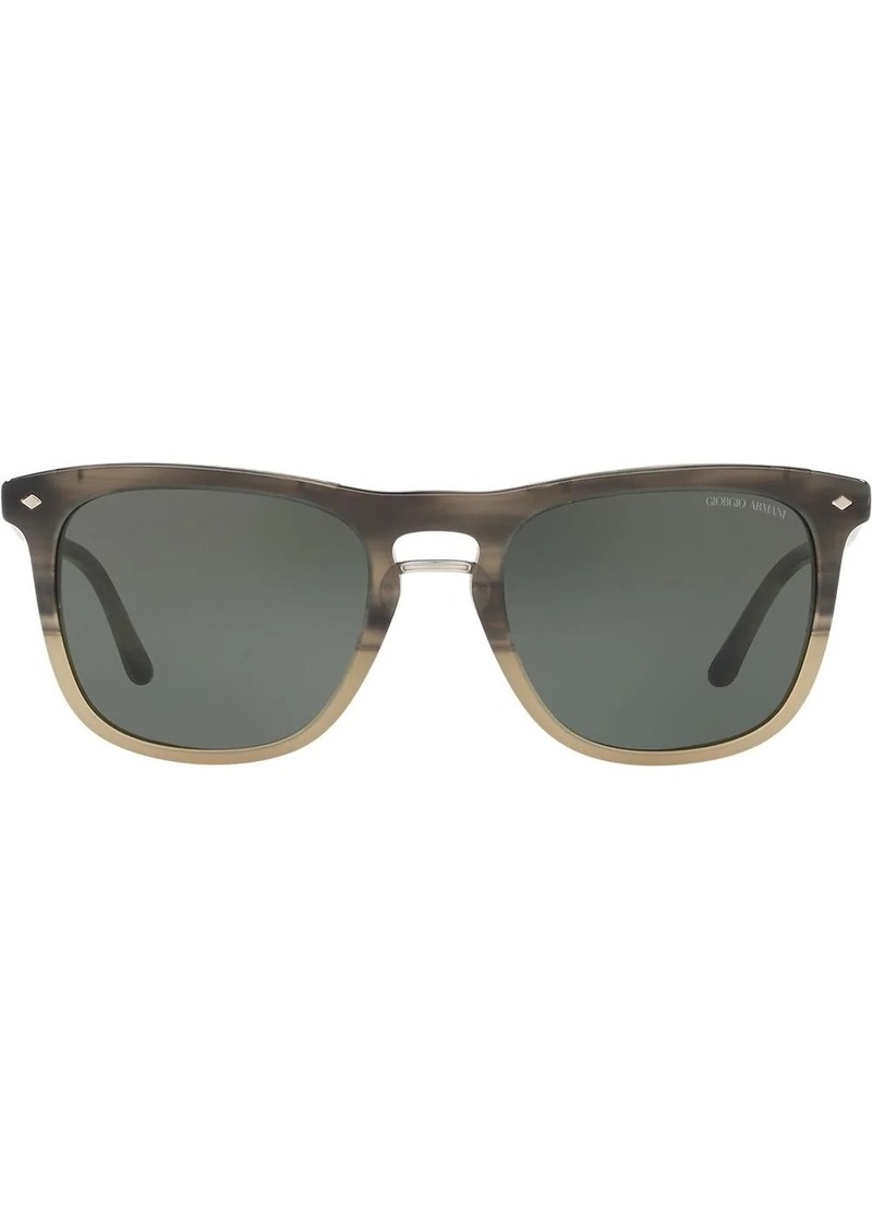 Armani square frame sunglasses