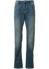 Armani stonewashed slim-fit jeans