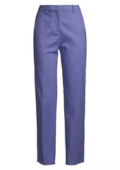 Armani Straight-Leg Cotton-Blend Trousers