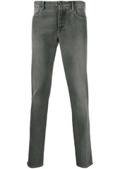 Armani straight-leg distressed effect jeans