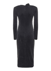 Armani Stretch Jersey Long Sleeve Midi Dress