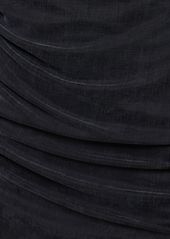 Armani Stretch Jersey Long Sleeve Midi Dress