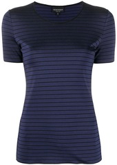 Armani stripe-print crew neck T-Shirt