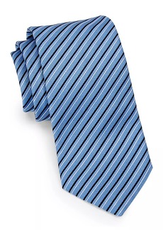 Armani Striped Jacquard Silk Tie