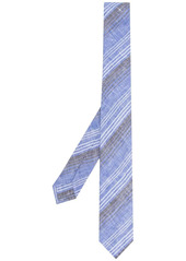 Armani striped linen tie