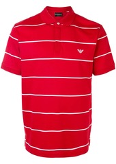 Armani striped polo shirt