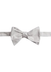 Armani Striped Silk Bow Tie