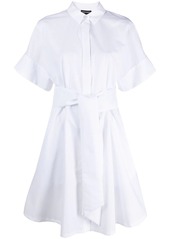 Armani tied-waist cotton shirt dress