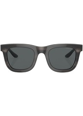 Armani tinted-lens square-frame sunglasses