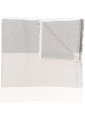 Armani tonal-stripe scarf