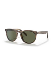 Armani tortoiseshell-effect round-frame sunglasses