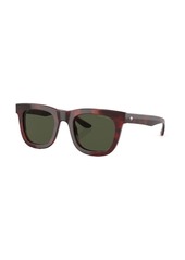 Armani tortoiseshell-effect round-frame sunglasses
