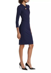 Armani Twist Neck Jersey Dress