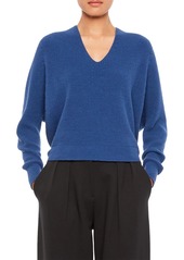 Armani V-Neck Rib-Knit Sweater