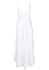 Armani v-neck sleeveless maxi dress