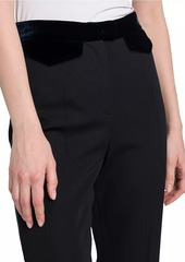 Armani Velvet Waist Slim Pants