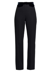 Armani Velvet Waist Slim Pants