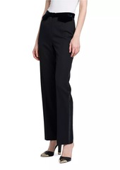 Armani Velvet Waist Slim Pants