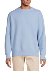 Armani Virgin Wool Blend Crewneck Sweater