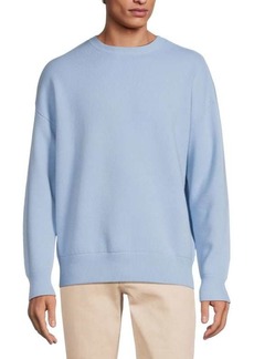 Armani Virgin Wool Blend Crewneck Sweater