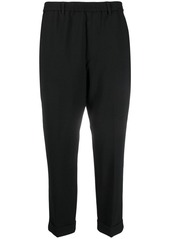 Armani waffle-effect tapered trousers