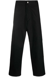 Armani wide-leg cotton trousers