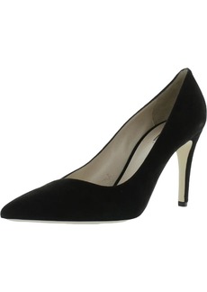 Armani Womens Suede Asymmetric Pumps