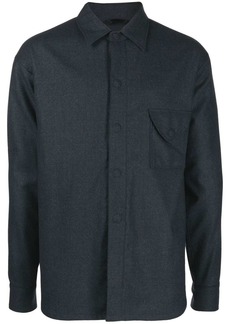 Armani wool shirt jacket