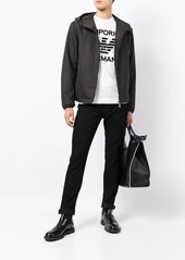 Armani zip-up hooded jacket