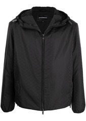 Armani zip-up hooded jacket