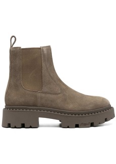 Ash ankle-length suede boots