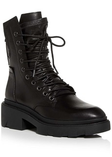 Ash AS-Madness Womens Leather Lug Sole Combat & Lace-up Boots