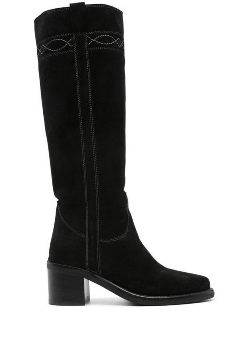 ASH Suede leather heel boots