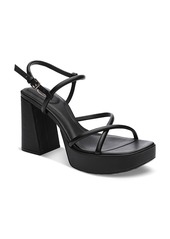 Ash Women's Wanda Square Toe Strappy High Heel Platform Sandals