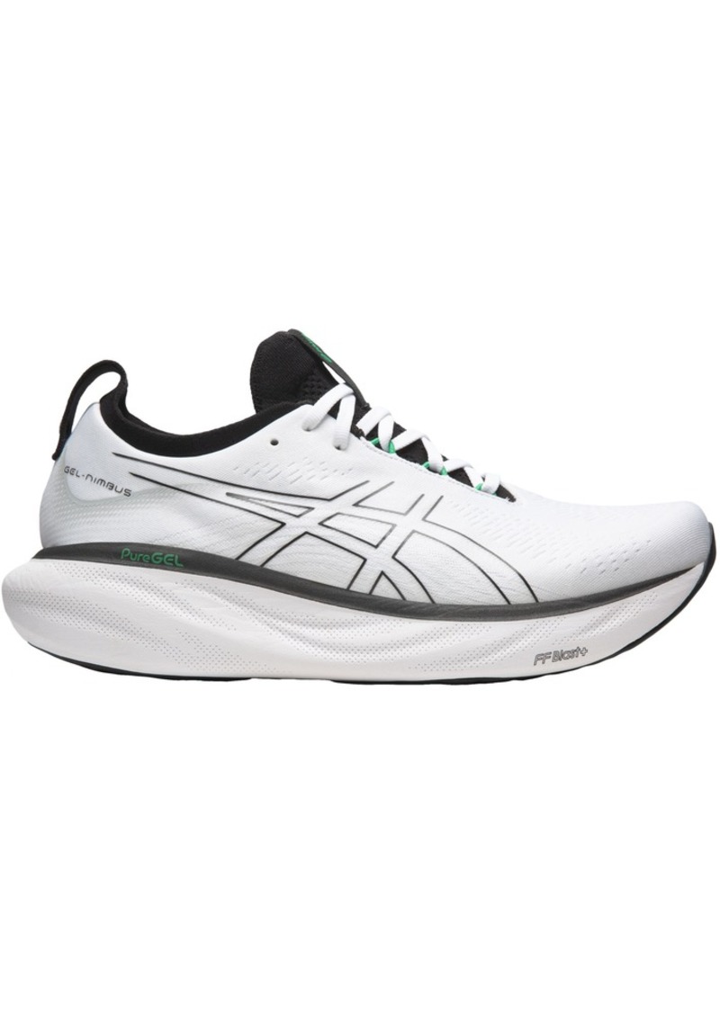 ASICS Men's Gel-Nimbus 25 Running Shoes, Size 9, White