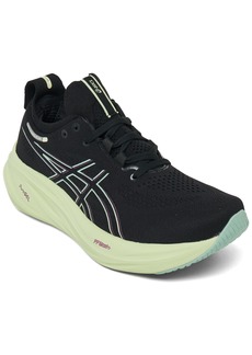 Asics Women's Gel-nimbus 26 Running Sneakers from Finish Line - Black/Matcha