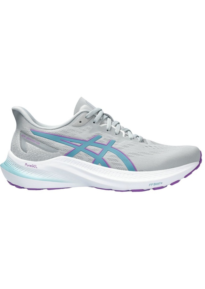 ASICS Women's GT-2000 12 Running Shoes, Size 6, Gray