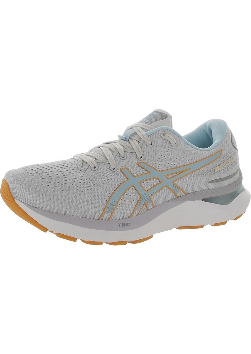 Asics GEL-CUMULUS 24 Womens Cushioned Footbed Knit Running & Training Shoes