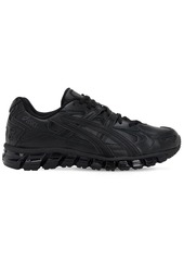 asics black leather sneakers