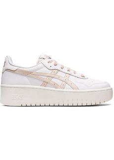 Asics Japan S PF Womens Faux Leather Lifestyle Casual And Fashion Sneakers