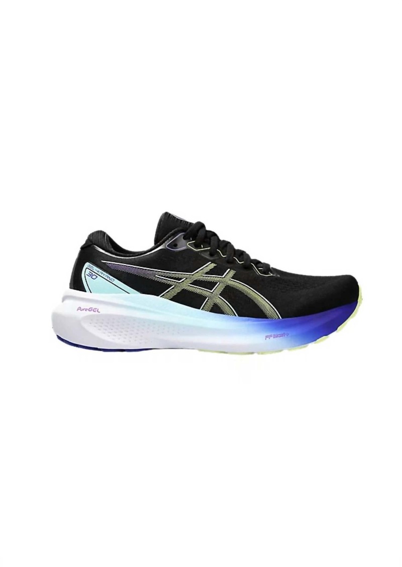 Asics Women's Gel Kayano 30 Running Shoes In Black/yellow